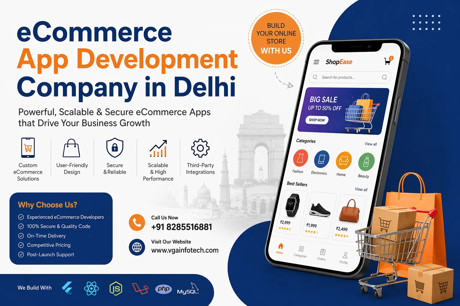 Ecommerce App Development Company In Delhi