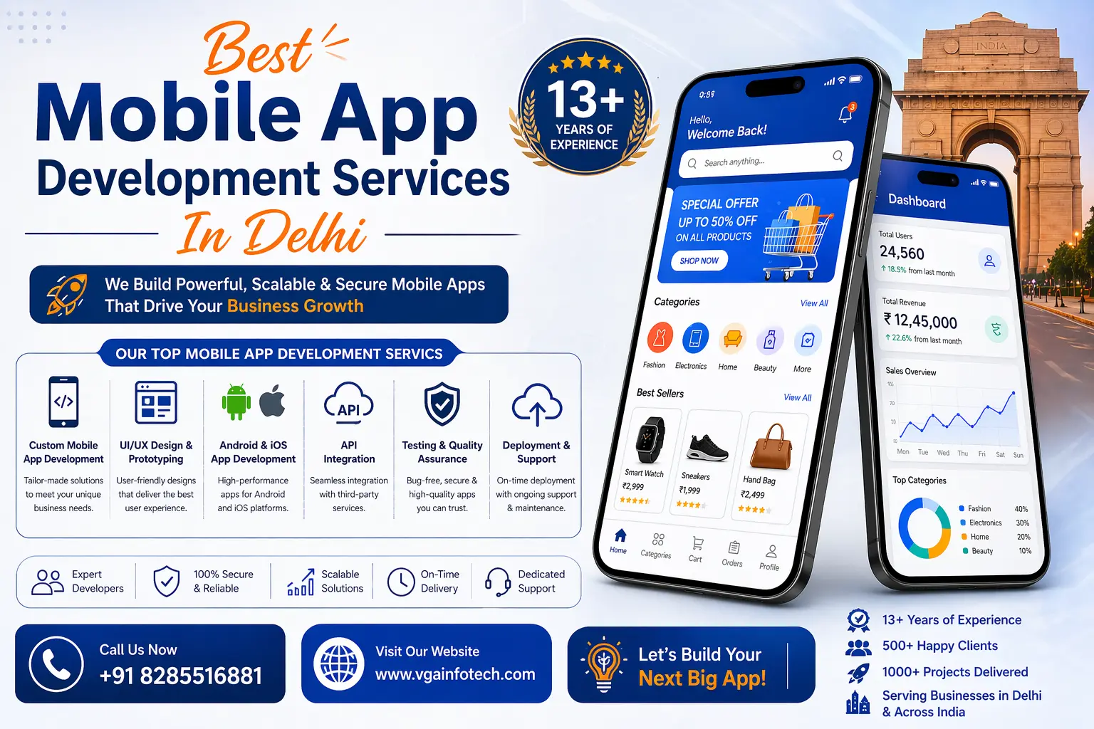 How to Choose the Best Mobile App Development Services In Delhi