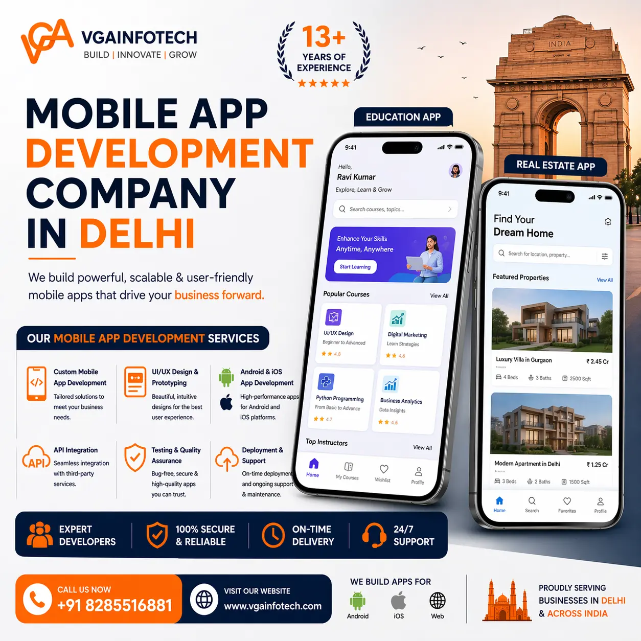 How to Choose the Mobile App Development Company In Delhi